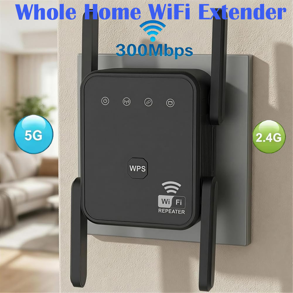 Smart Home Network - Novo Repetidor WiFi 2026 300Mbps 2.4GHz