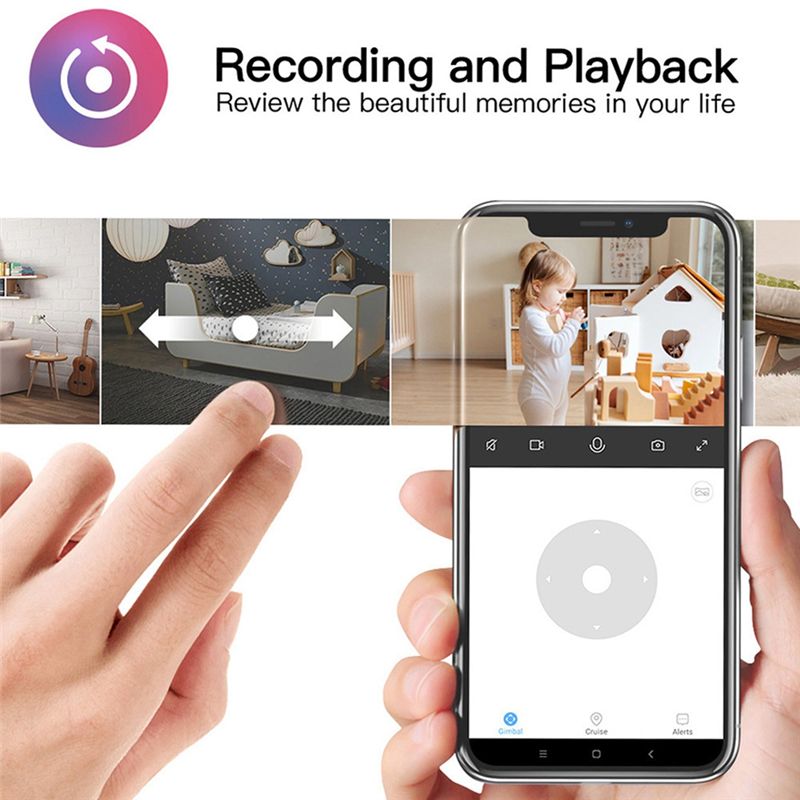 Security Ip Camera - Câmera Wi-Fi Interna Essencial Tuya, Monitor