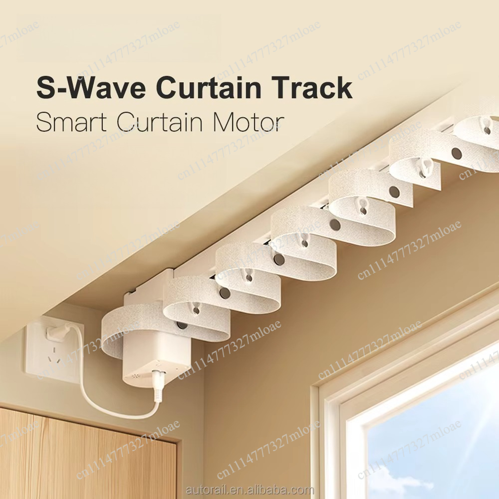 Curtain Motor - Trilho motorizado completo para cortina com