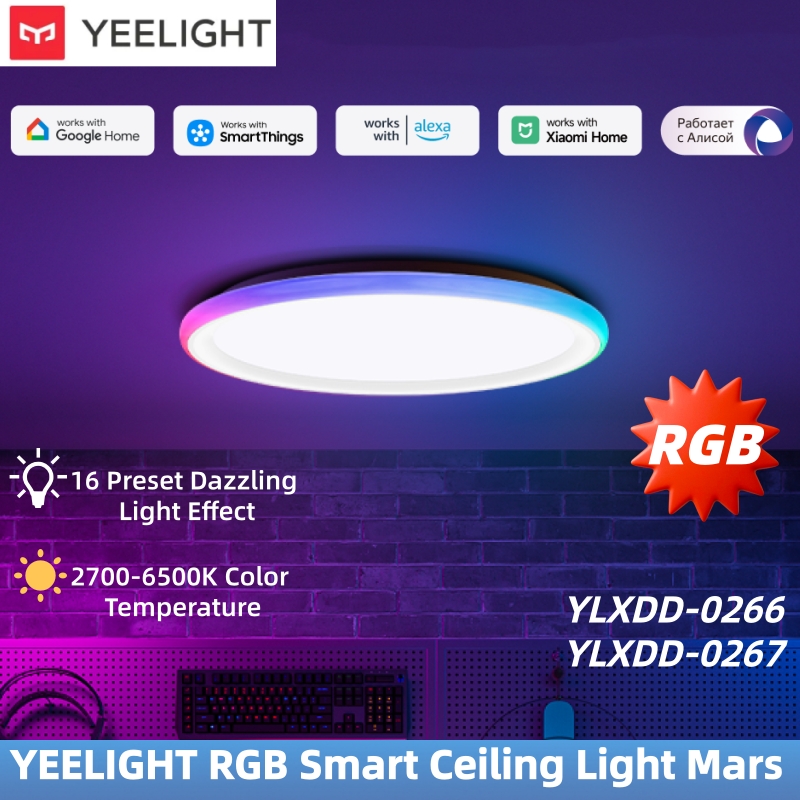 Smart Home Yeelight - Luz de teto inteligente YEELIGHT RGB