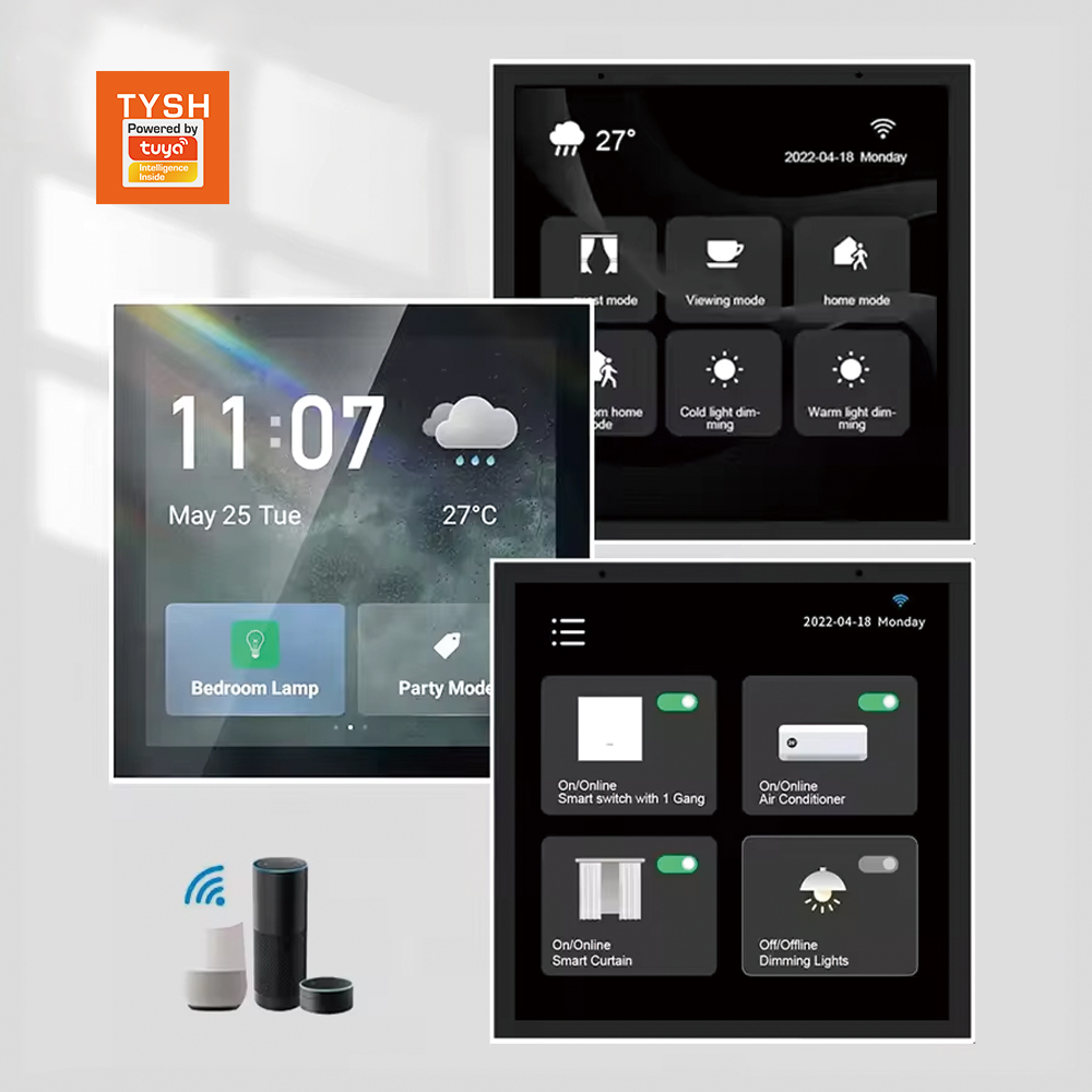 Smart Home Touchscreen Control Panel - Dispositivo de Casa Inteligente TYSH Zigbee,