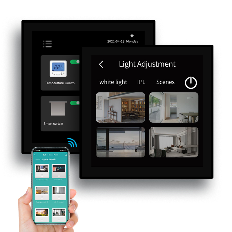 Smart Home Touchscreen Control Panel - 2022 T8E Linux 4 Polegada Painel