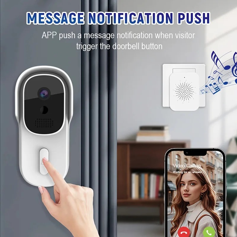 Smart Home Video - Campainha de Vídeo Inteligente Tuya com