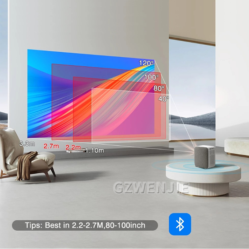 Smart Home Video - H6 Mini Projetor LED 1080P Full