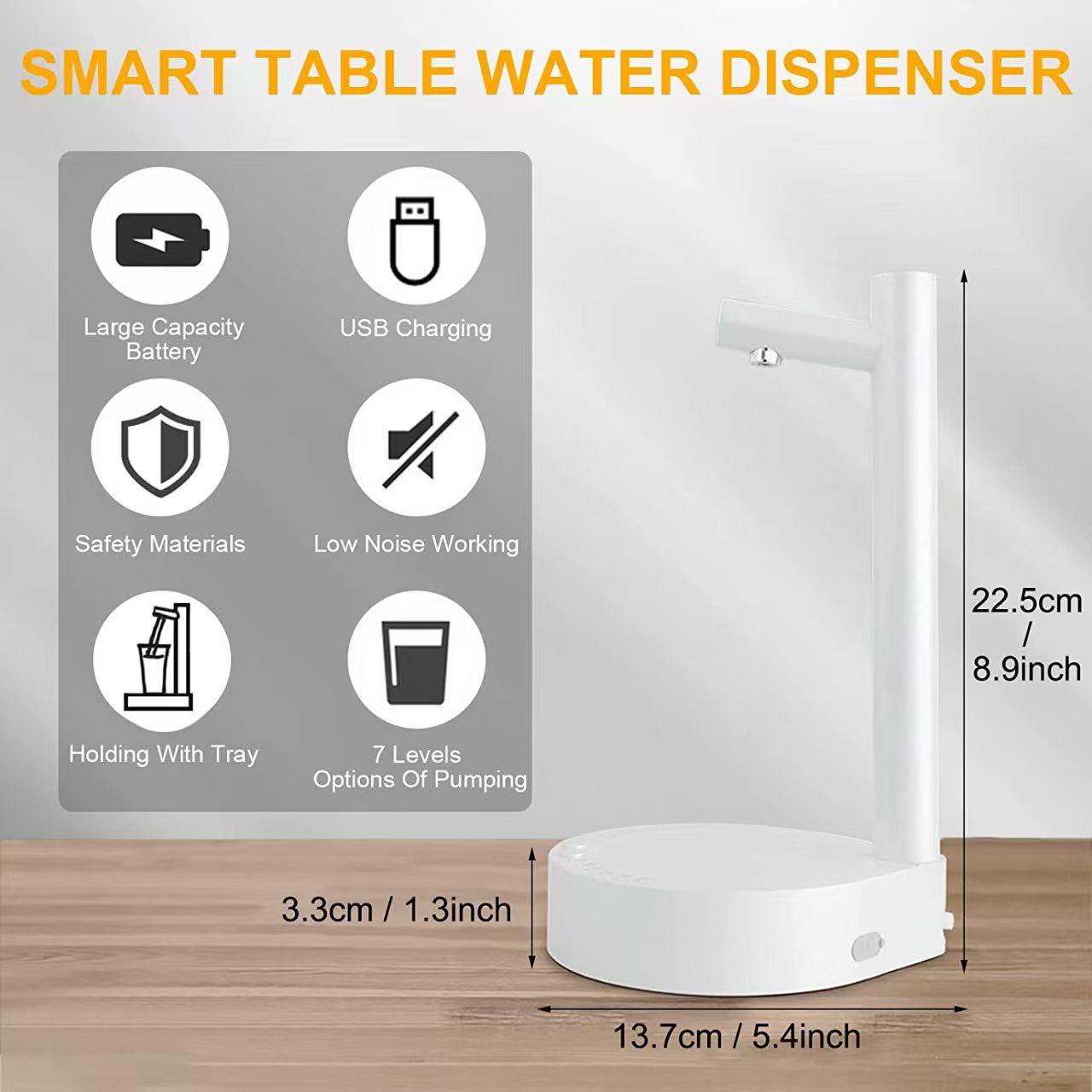 Smart Home Yam Pounder - Popular inteligente desktop bomba de água