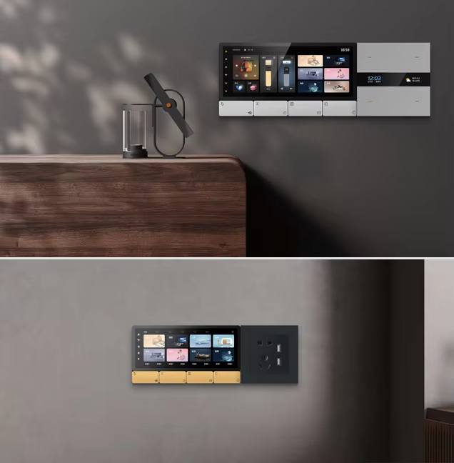 Smart Home Touchscreen Control Panel - F5 Tuya UK Player de Música