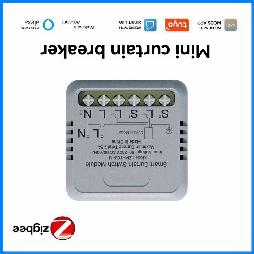 Curtain Motor - Módulo de Interruptor Inteligente Tuya Zigbee