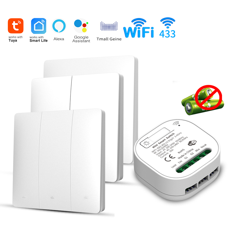 Smart Home Matter - Interruptor de Luz Inteligente Tuya WiFi