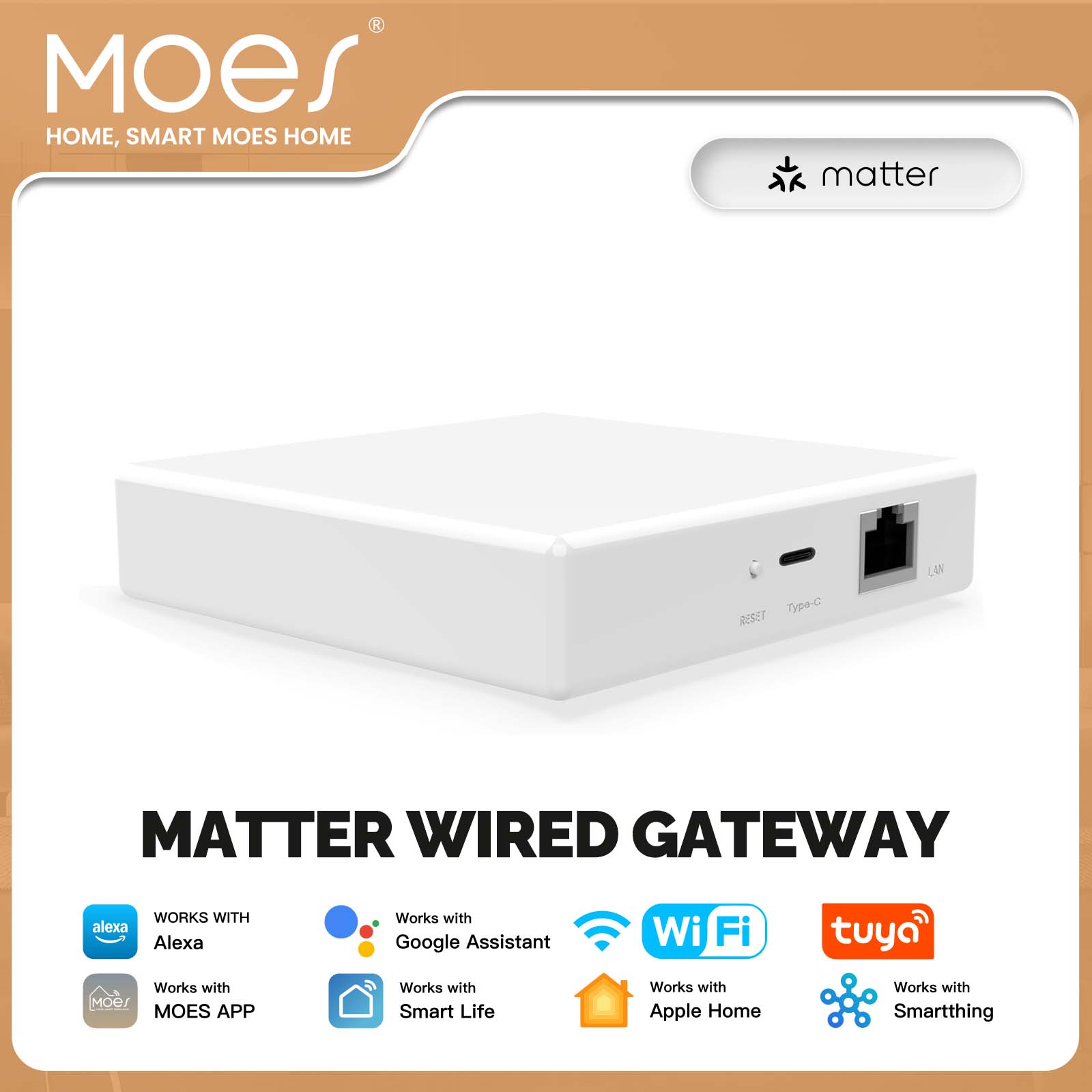 Smart Home Group - Hub Gateway MOES Tuya ZigBee Matter