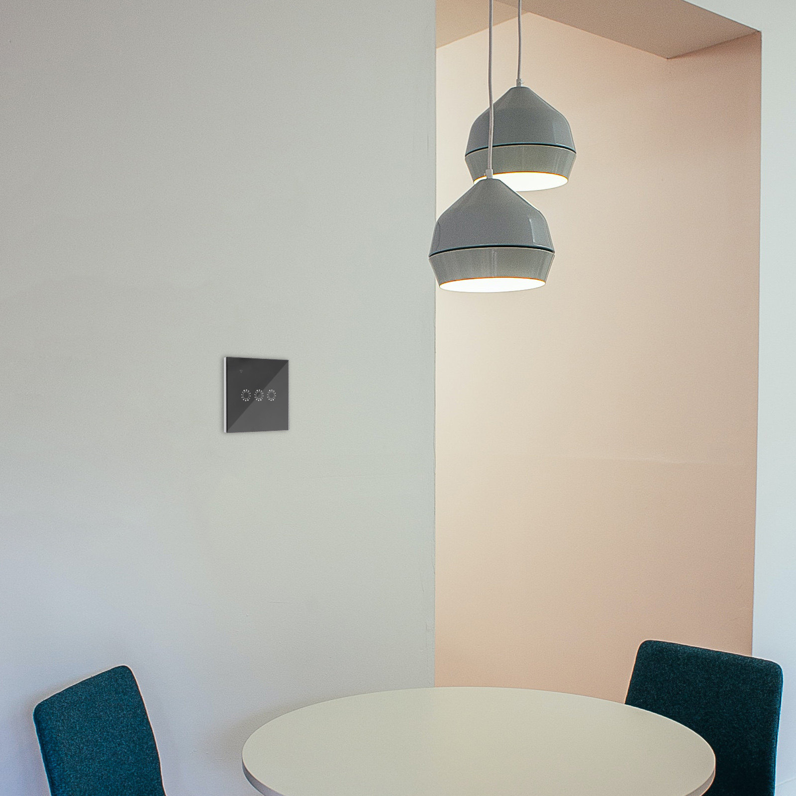 Smart Home Panel - Painel de Interruptor de Vidro Temperado
