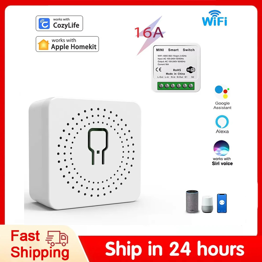 Smart Home Group - Interruptor inteligente mini wifi relé disjuntor