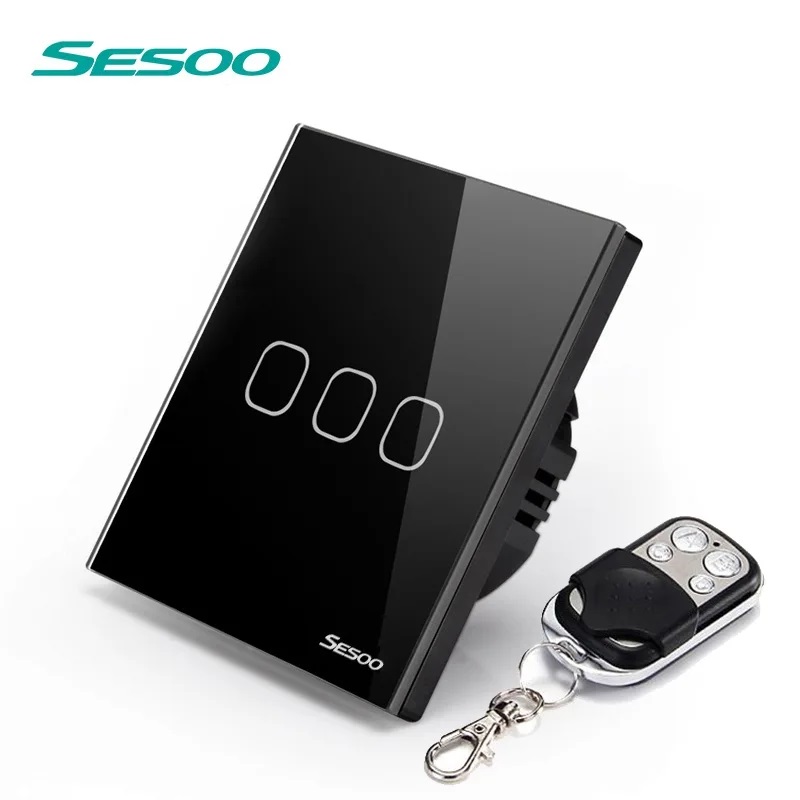 SESOO-Interruptor de toque rem - Smart Home Touchscreen Control Panel avaliação e preço