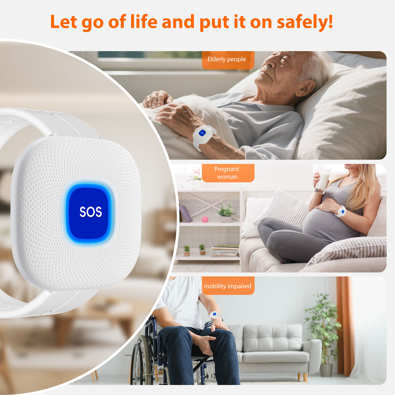 Botão de Chamada Sem Fio, Page - Smart Elderly Home avaliação e preço