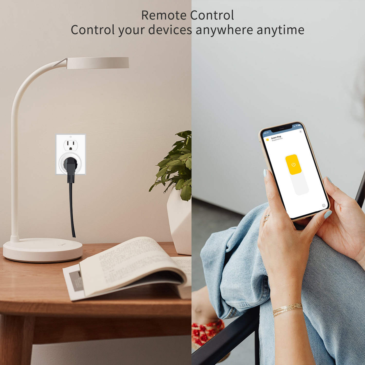 Tomada Inteligente Redonda Hom - Smart Home Group avaliação e preço