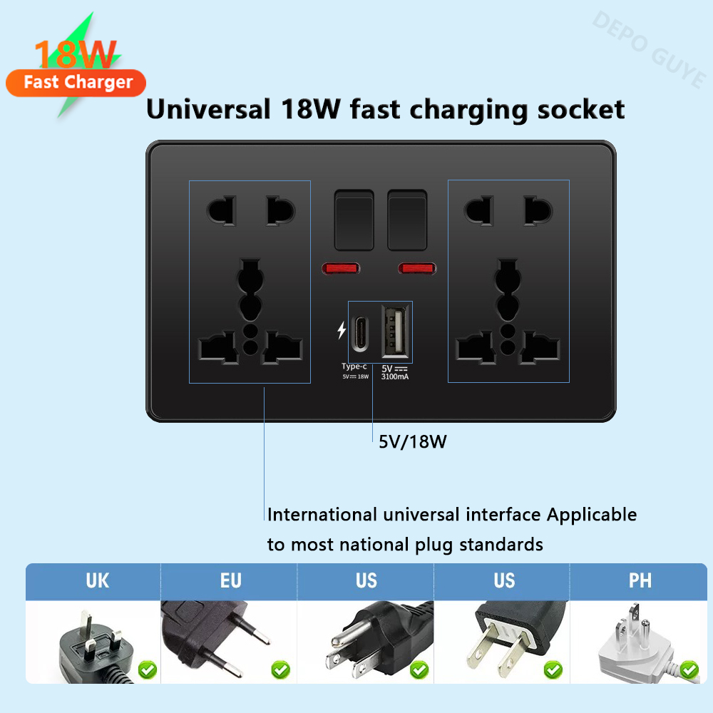 Universal USB Tipo-C Interrupt - Smart Home Usb avaliação e preço