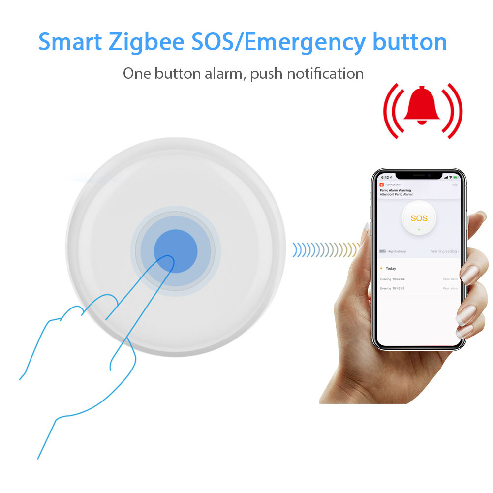 Botão de Pânico Sem Fio Tuya p - Smart Elderly Home avaliação e preço