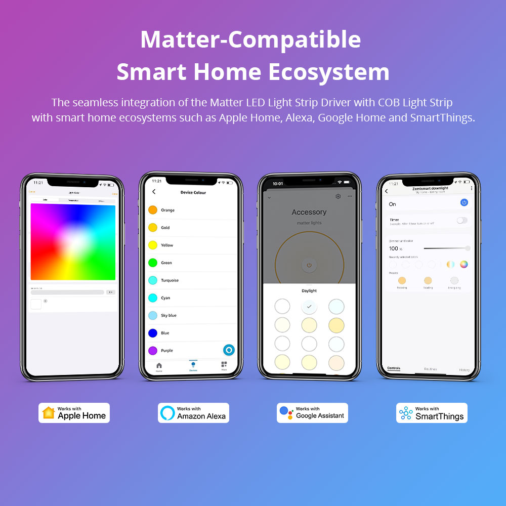 Zemismart COB Led Strip Light  - Smart Home Group avaliação e preço