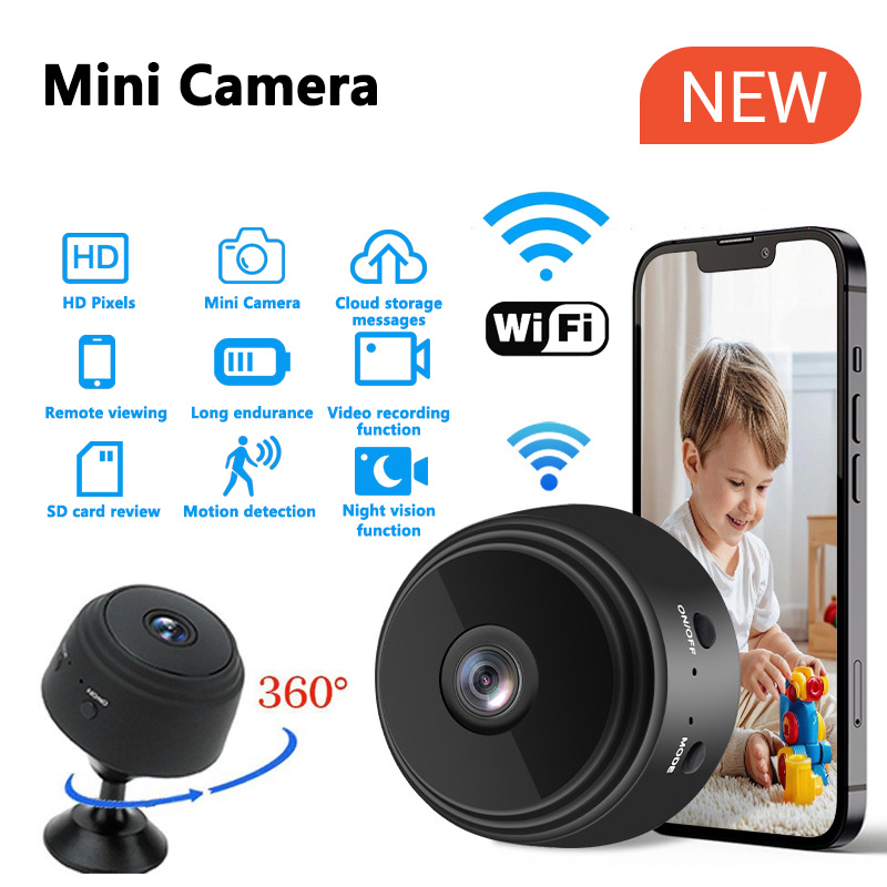 1080p hd mini câmera wi fi mon - Security Ip Camera avaliação e preço