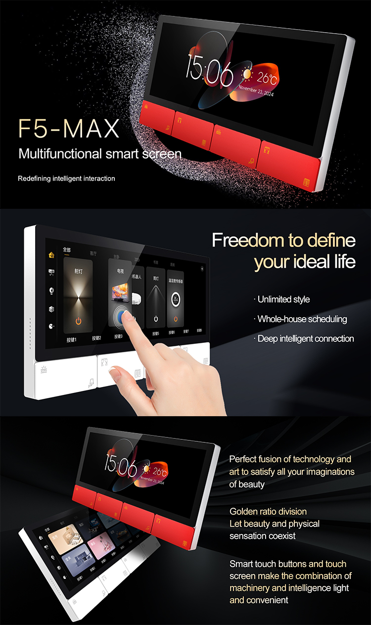 2025 Smart Home Zigbee Gateway - Smart Home Touchscreen Control Panel avaliação e preço