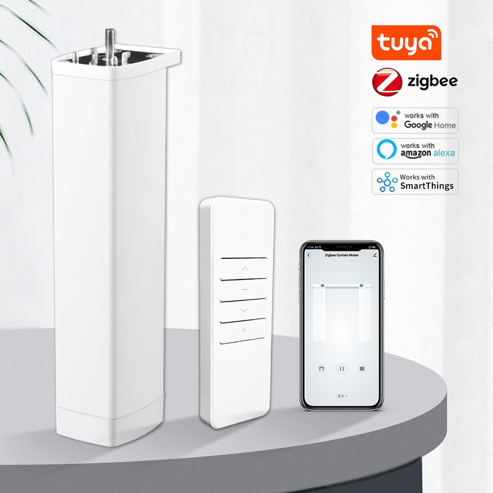 Inteligente tuya zigbee elétri - Curtain Motor avaliação e preço