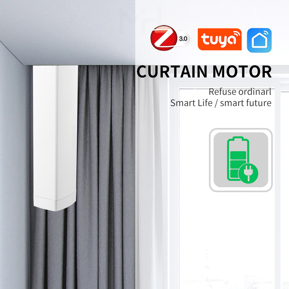 Inteligente tuya zigbee elétri - Curtain Motor avaliação e preço
