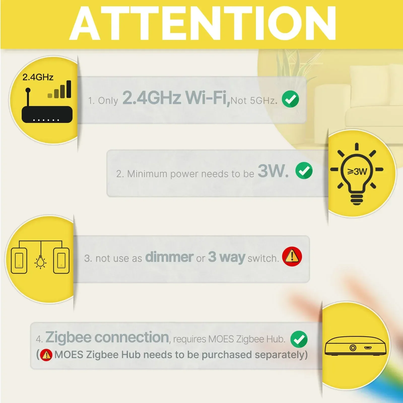 Moes tuya zigbee eua interrupt - Smart Home Matter avaliação e preço