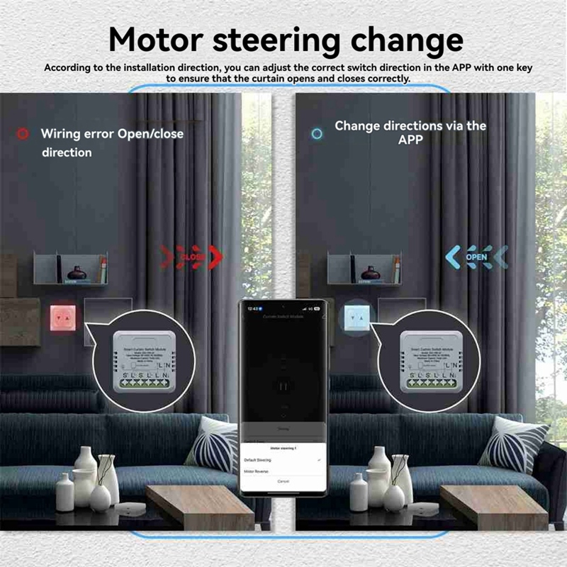 Módulo de Interruptor Intelige - Curtain Motor avaliação e preço