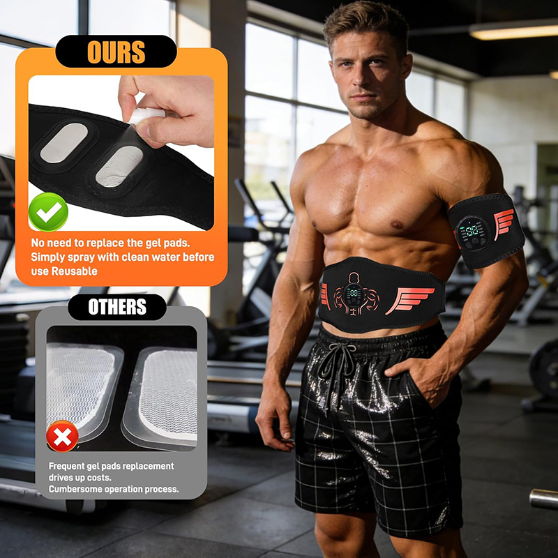Cinto Tonificador Muscular EMS - Smart Home Usb avaliação e preço